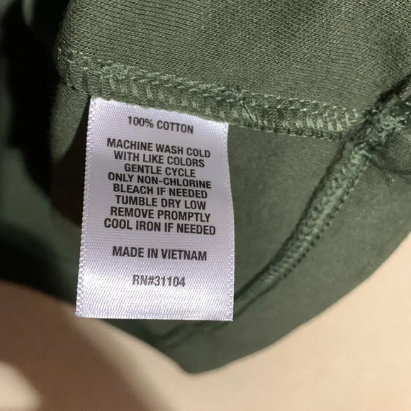 Kim Rogers Top Tee XXL Olive Green Stretchy 3/4 Sleeve Soft Cotton NWT - Picture 8 of 12